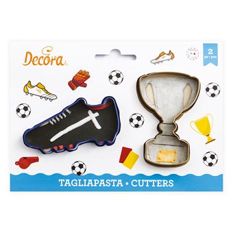 Picture of DECORA TROPHY & SHOE CUTTERS SET X 2 / 5.5X8.5CM AND 9X4CM
